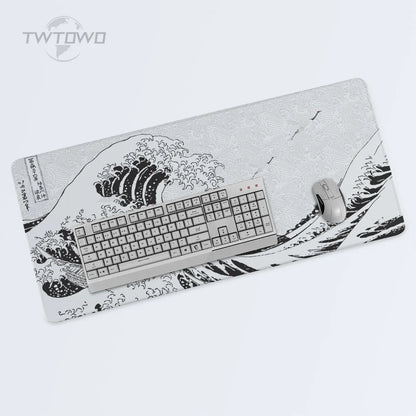 Japan Wave Art White