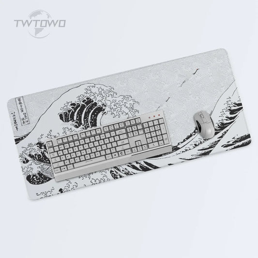 Japan Wave Art White